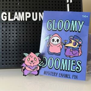 NEW Gloomy Doomies Pastel Goth Blind Box Enamel Pin Hot Topic - Goat Devil Demon